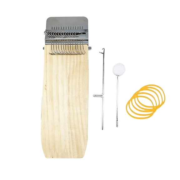 ZJNGJC Mini Portable Weaving Craft Kit for Beginners Quick Sewing Darning Patchwork and Knitting Projects B