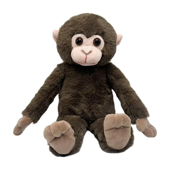 ZJNGJC Monkey Stuffed Animals Cuddly Huggable Orangutan Plushies Doll For Kids And Adults Brown