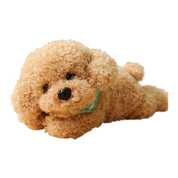 ZJNGJC Plush Stuffed Golden Doodle Dog Adorable Poodle Stuffed Animal Toys, Soft & Realistic Gift for Kids A