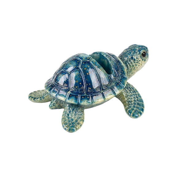 ZJNGJC Sea Turtle Figurines Decoration Turtle Cell Phone Stand Holder for Home Office Desk Summer Ocean Style Phone Holder Decor for Beach Table Statues Gifts for Friends