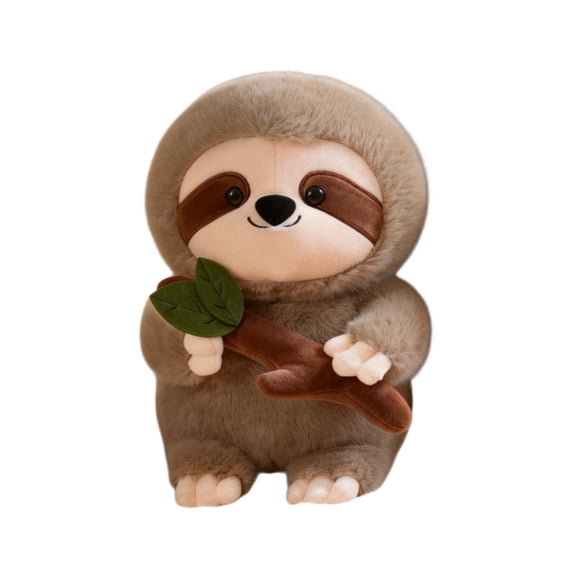 ZJNGJC Sloth Stuffed Animal Plush Toy Sloth Cute Soft Doll Huggable Birthday Suitable Girls Boys Decorative Toy C