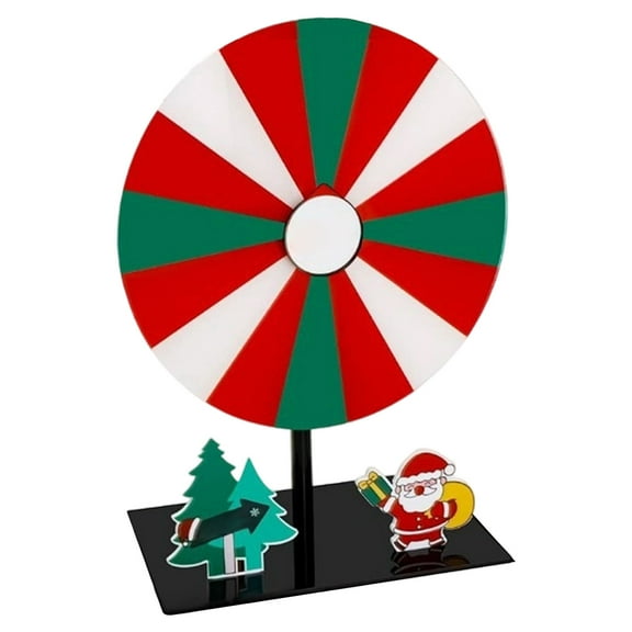ZJNGJC Spin The Wheel - Prize Wheel Spinner | Color Wheell Spinner With Stand | Erasable Board Games For Carnivals Events Trade Shows Home Education Classroom | Family Game Red