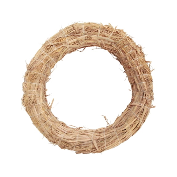 ZJNGJC Straw Wreath/Straw Romans 20 cm - Natural Straw Wreaths | Wreaths for Crafts, Decorating & DIY | Christmas Wreath, Door Wreath, Table Decoration, DIY Wreath C