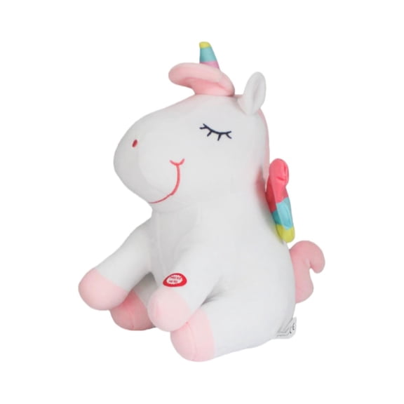 ZJNGJC Unicorn Stuffed Animal Plush with Rainbow Wings 12 Inches, Ideal Birthday Present Gifts for Girls of All Ages, A