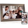 thumbnail image 1 of ZJQYDS 10.1 WiFi Digital Picture Frame, IPS Touch Screen Smart Cloud Digital Photo Frame with 16GB Storage, Wall Mountable, Auto-Rotate, Share Photos From Anywhere Via App, Email, 1 of 9