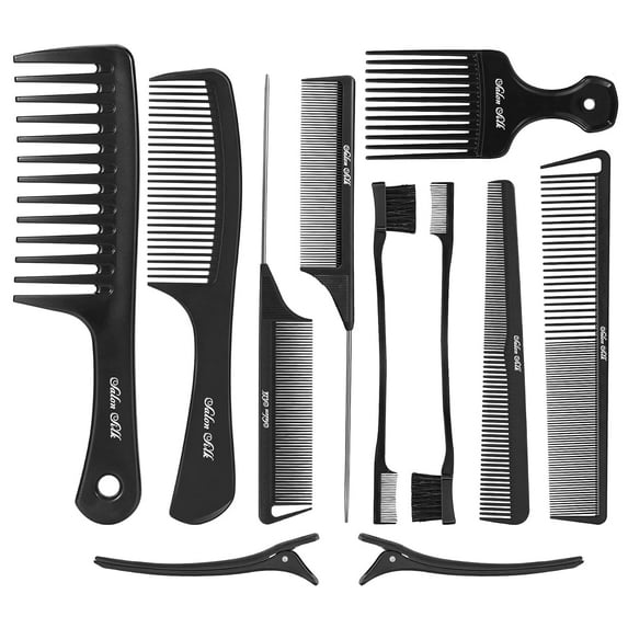 ZJQYDS Professional Combs Set for Natural Black Curly Hair for Ladies