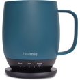 thumbnail image 1 of ZJQYDS - Temperature-Controlled, Self-Heating Coffee Mug (Slate Blue - 14 oz.), 1 of 9