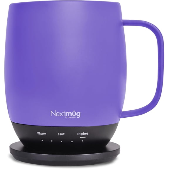 ZJQYDS - Temperature-Controlled, Self-Heating Coffee Mug (Violet - 14 oz.)