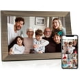 thumbnail image 1 of ZJQYDS WiFi Digital Picture Frame 10.1 Inch, IPS Touch Screen Smart Cloud Digital Photo Frame with 16GB Storage, Wall Mountable, Auto-Rotate, Share Photos from Anywhere Via App, 1 of 9