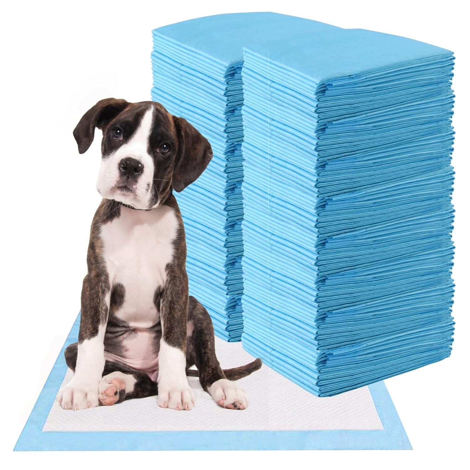 ZJTER Dog Pee Pads 150 Count, 36''x24'' Large Dog Potty Pads, Powerful Absorbency, 5-Layer Design, Leak-Proof Disposable Pet Piddle Training Pad for Dogs Doggie Cats Rabbits