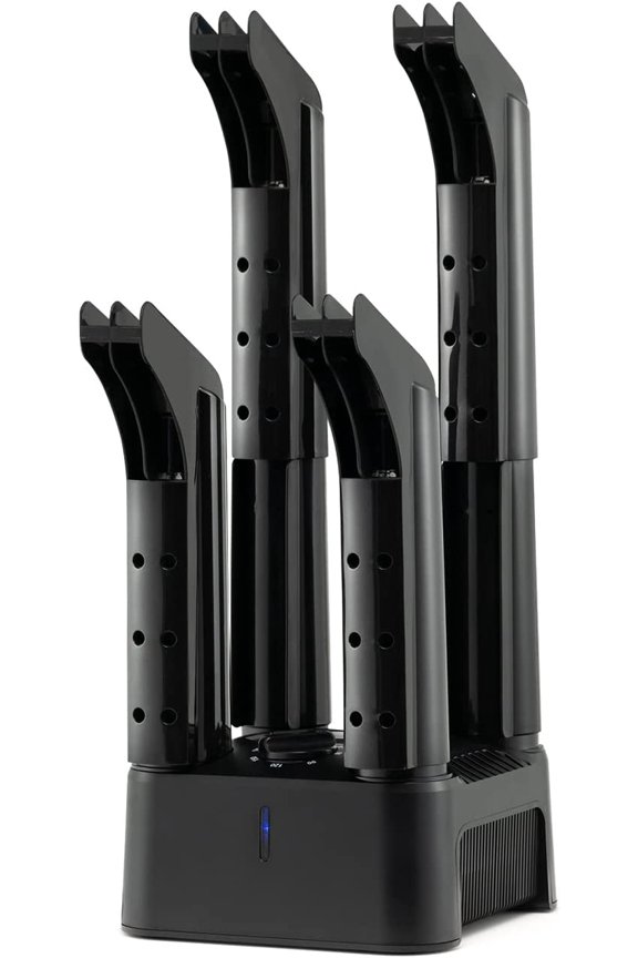 Shoe Dryer, 180 Mins Timer, CETL Standard Noiseless Boot Warmer with Heat Blower for Snow Boot Sneaker Glove Hats, with Detachable Pipes