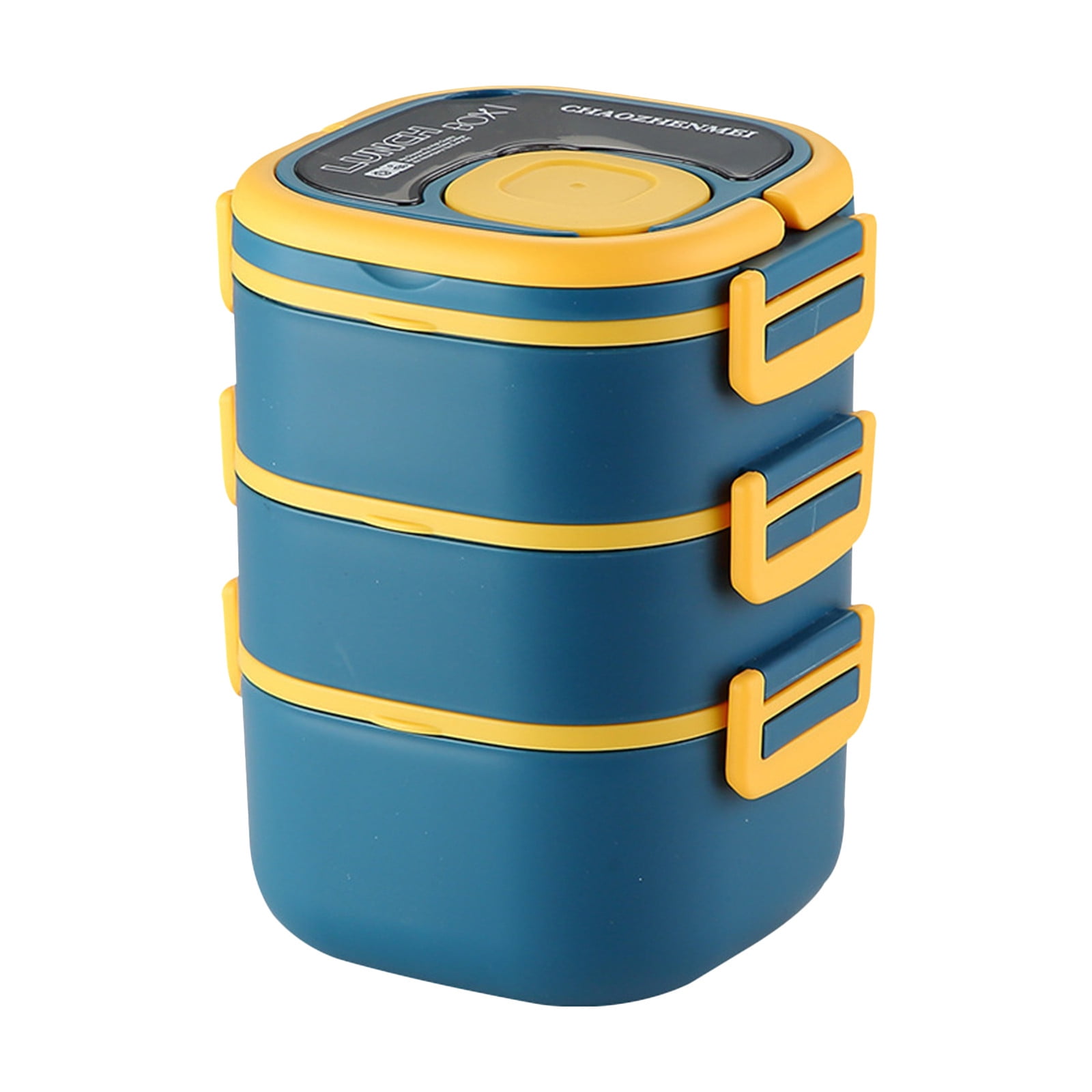 ZJWJJ Lunch Boxs Creatives Compact Portable Three-layer Lunch Box Lunch