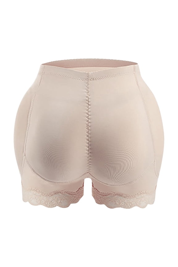 Butt Lifter Panties Padded Underwear for Women Seamless Booty Pads Hip Enhancer Butt Lifting panty Beige L