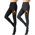 thumbnail image 1 of ZJXFGS 2 Pack Fleece Lined Leggings for Women,Heated Pants,Thermal Underwear for Women,Fleece Lined Pants,Thermal Pants Women,Pantyhose for Women,Leggings for Women Tummy Control,Gray,One Size, 1 of 8