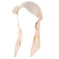 thumbnail image 1 of ZJXFGS Clearance Baseball Cap & Scarf 2-In-1 Baseball Hat Cap Hijab Simple Fabric Turban Summer Breathable Muslim Headscarf Hijab Cap for Women Beige One Size, 1 of 5