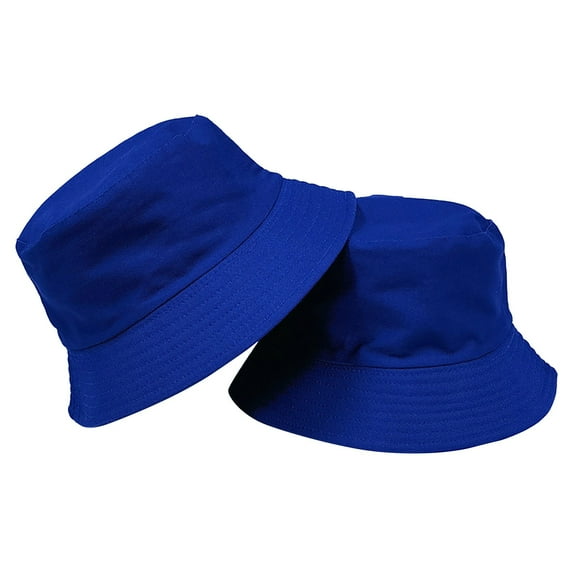 ZJXFGS Clearance Cute Bucket Hat Reversible Double-Side-Wear2 Pack Boonie Sun Hat for Men & Women with Uv Protection Upf 50 for Fishing,Hiking,& Gardening Dark Blue M