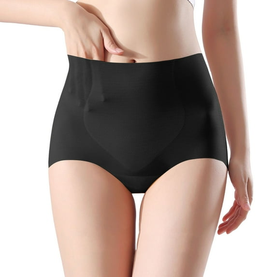 ZJXFGS Clearance High Waisted Underwear For Women 100% Cotton Underwear Women Women's Yoga Thin Underwear Tummy Control Underwear Black XL