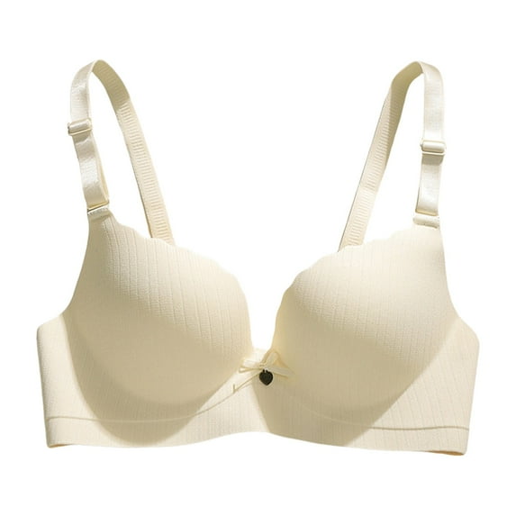 ZJXFGS Clearance Minimizer Bras For Women Lifting Bras For Sagging Breasts Adjustable Sports Bras For Women Bras That Cover Side And Back Fat Push-Up Bras Beige 32