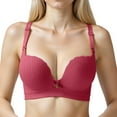 thumbnail image 1 of ZJXFGS Clearance Minimizer Bras For Women Lifting Bras For Sagging Breasts Adjustable Sports Bras For Women Bras That Cover Side And Back Fat Push-Up Bras Red 32, 1 of 9