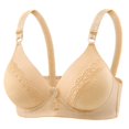 thumbnail image 1 of ZJXFGS Women's Push-Up Bras Women's Wire-Free Bras Womens No Underwire Bras Plus Size Bra Comfort Soft Bras Supportive Bralettes Cute Breathable Padded Bras For Women Beige 36B, 1 of 5