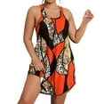 thumbnail image 1 of ZJXFGS Cotton Nightgowns for Women Women's Summer Loose Sleepshirt Wide Strap Sleep Shirt V Neck Racerback Sleep Dress Sleeveless Nightgowns for Women Orange 5XL, 1 of 5