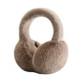 thumbnail image 1 of ZJXFGS Ear Muffs Winter Outdoor Earmuffs For Women Ear Muffs For Winter Women Heated Ear Muffs Faux Fur Warm Earmuffs Fluffy Ear Muffs Winter Headbands For Women Running Ear Warmer Khaki One Size, 1 of 2