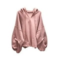 thumbnail image 1 of ZJXFGS Fall Outfits For Women 2025 Winter Clothing For Women Lightweight Jacket Women Travel Jacket For Women Airplane Cute Zip Up Hoodie Comfort Hoodies Fall Jackets For Women 2025 Pink M, 1 of 3