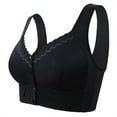 thumbnail image 1 of ZJXFGS Front Closure Bras for Women,Everyday Bras Wireless Full Coverage Bralettes Comfort Tshirt Bra Full Coverage Sports Bra Wireless Supportive Bralettes Black 42, 1 of 5