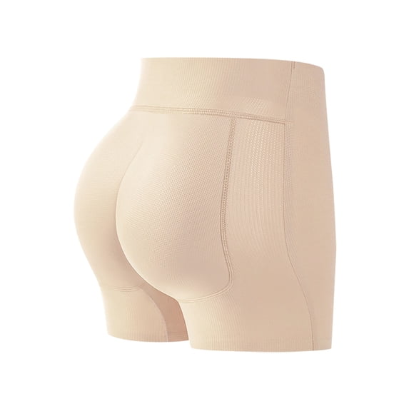 ZJXFGS Full Body Shaper Underwear Tummy Control Body Shaper Womens Butt Lifter Padded Panty Hip Enhancer Underwear Faja Body Shaper Beige L