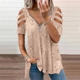 thumbnail image 1 of ZJXFGS Going Out Tops Professional Blouses for Women Y2K Shirts for Women Womens Blouses T Shirts Women Women'S Shirts Fall Shirts Trendy Tops for Women 2025 Khaki 2XL, 1 of 5
