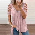 thumbnail image 1 of ZJXFGS Going Out Tops Professional Blouses for Women Y2K Shirts for Women Womens Blouses T Shirts Women Women'S Shirts Fall Shirts Trendy Tops for Women 2025 Pink 2XL, 1 of 5