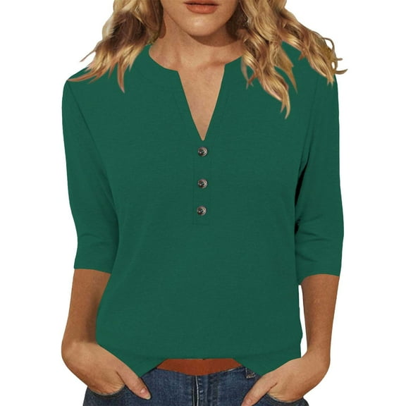 ZJXFGS Going Out Tops for Women Womens Short Sleeve Blouses Fringe Tops for Women Blouses for Women Dressy T Shirts Women Plus Size Blouses for Curvy Women Peasant Blouses for Women Green XL