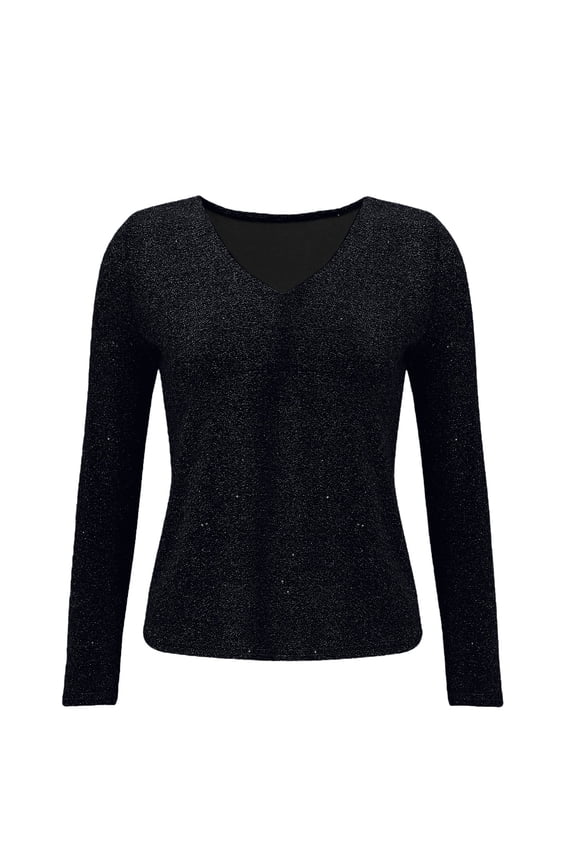 Holiday Blouses Slim Fit Long Sleeve Shirt Women Womens Pullover Sweaters Women'S Tops, Tees & Blouses Womens Tops Womens Long Sleeve Fitted Tops Women Fall Clothes Women'S Holiday Blouses S