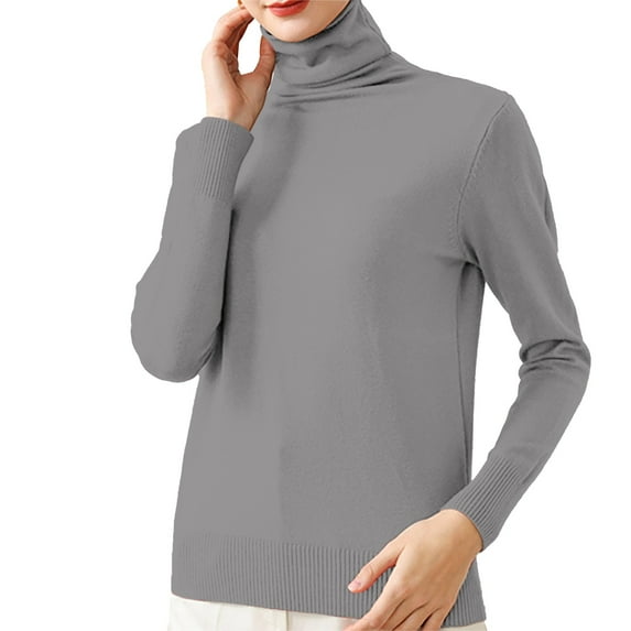 ZJXFGS Long Sleeve Cotton T Shirt Women,Long Sleeve Shirts Women,Womens Long Sleeve T Shirts,Cotton Long Sleeve Shirt Women,Long Sleeve T Shirts for Women Gray L