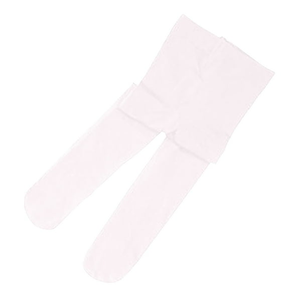 ZJXFGS Pantyhose for Women Tummy Control Footless Tights High Waist Pantyhose for Women Compression Leggings for Women Women'S Tights White L