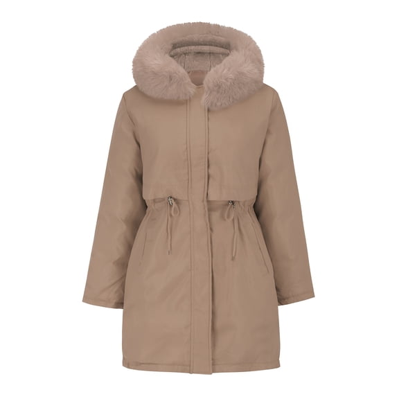 ZJXFGS Puffy Jackets Women Womens Peacoat Jacket Womens Winter Coats Womens Trench Coat Winter Trench Coat Women Double Breasted Coat Women Womens Coats Winter Work Coats For Women Womens Long Coat M