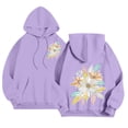 thumbnail image 1 of ZJXFGS Pullover Hoodie,Cute Sweatshirts,Womens Hoodie,Comfort Hoodie,Pullover Sweaters for Women,Winter Clothing for Women Purple XS, 1 of 2