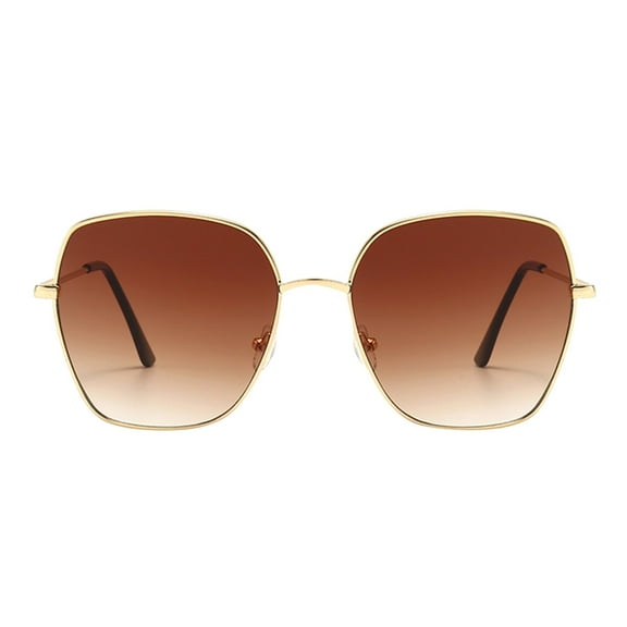 ZJXFGS Rectangle Sunglasses for Women Trendy Sunglasses for Women Sunglasses Over Glasses Women Uv Sunglasses Women Sport Sunglasses for Women Brown One Size