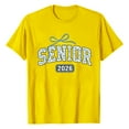 thumbnail image 1 of ZJXFGS Senior 2026 Tees Womens Shirts Womens Tops Casual Graphic T Shirts for Woman Yellow 3XL, 1 of 2