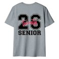 thumbnail image 1 of ZJXFGS Senior Shirts Class Of 2026 Womens Tops T Shirts for Women First Day Of School Outfit Gray L, 1 of 2