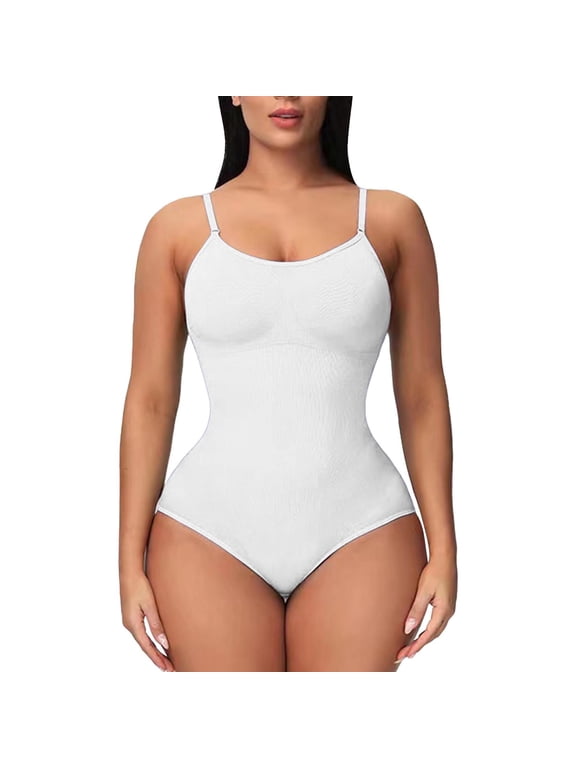 Shapewear For Women Full Body Shaper Fajas Colombianas Shapewear For Women Tummy Control Shapewear White S