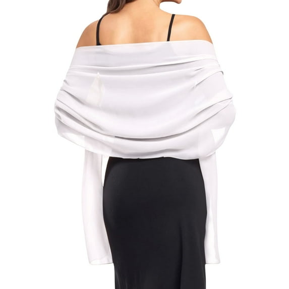 ZJXFGS Shawl Wraps For Women Pashmina Evening Gown Shawl Women's Chiffon Shawl Wedding Shawl Formal Gown Shawl Bride Bridesmaid Shawl Soft Scarf Shawls And Wraps For Evening Dresses Gold One Size