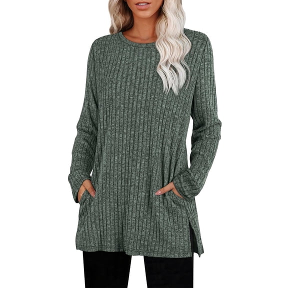 ZJXFGS Short Sleeve Sweaters Sweaters for Women Knit Pullover Tops Women Womens Short Sleeve Sweaters Green XL