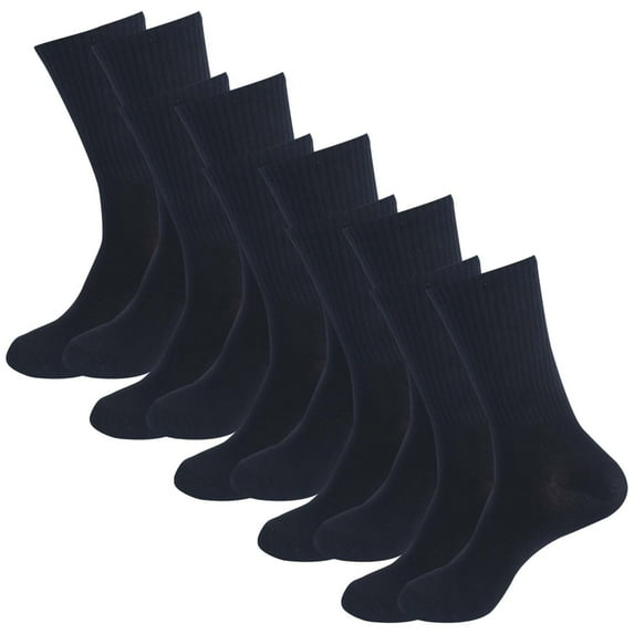ZJXFGS Socks For Men Mens Socks 5 Pairs Of Cotton Socks Men'S Stockings Sports Socks Solid Color Stockings Cotton Socks For Men Blue One Size