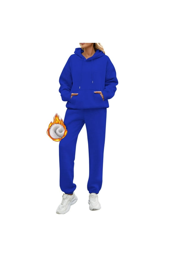 Sweat Set Plus Size Lounge Sets For Women Track Suits For Women Set Sweat Suit Plus Size Clothing Sweat Suit Women Easy Casual Set Cozy Sets For Women Clothing Womens Athletic Sets Blue 3XL