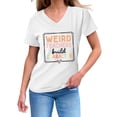 thumbnail image 1 of ZJXFGS Teacher Shirts for Women Teachers Graphic V Neck Tshirt Funny Short Sleeve Tees Tops for School Teens White S, 1 of 7