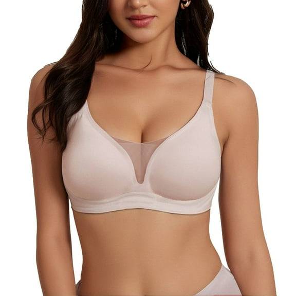 ZJXFGS Wireless Bras For Women Cotton Bras For Women T Shirt Bras For Women Women'S Underwear And Bras Comfortable Bras For Women Women Bras Wireless Jelly Bra Pink L