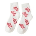 thumbnail image 1 of ZJXFGS Women Furry Thickened Socks Warm Socks Confinement Socks Multi-color One Size, 1 of 6