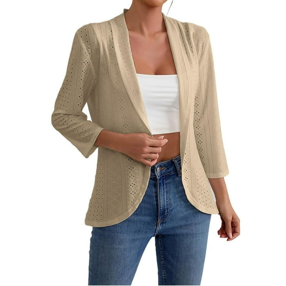 ZJXFGS Women'S Blazer Blazers for Women Women'S Blazers & Suit Jackets Blazers for Women Business Casual Yellow 2XL