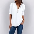 thumbnail image 1 of ZJXFGS Women’S Blouses Basic Tops for Woman Plus Size Blouses for Curvy Women Fashion Shirts Flowy Tops for Women Work Blouses for Women Cute Fall Tops White XL, 1 of 7